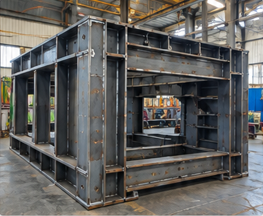 Conjunto de caldeiraria industrial